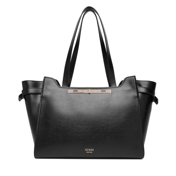 Torebka Guess. Czarne shopper Guess, z aplikacjami, bez dodatków. Za 1,259.00 zł.
