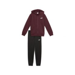 Młodzieżowy dres z bluzą z kapturem i zamkiem z poliestru PUMA. Czerwona bluzy sportowe Puma, m, bez wzorów, z dresówki, z kapturem. Za 249.00 zł.