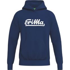 Bluza z kapturem Erima Retro. Niebieskie bluzy Erima, na lato, m, bez wzorów, z bawełny, z kapturem. Za 254.55 zł.