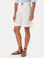 Tatuum Bermudy Kosoko T2510.160 Écru Relaxed Fit. Białe szorty Tatuum, bez wzorów, z materiału. Za 279.99 zł.