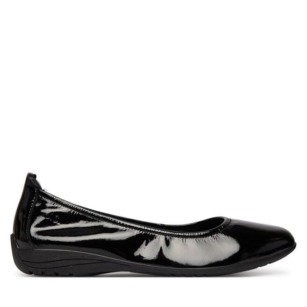 Baleriny Josef Seibel. Czarne baleriny Josef Seibel, bez wzorów, bez obcasa. Za 389.99 zł.