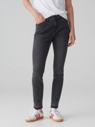 OPUS Dżinsy - Skinny fit - w kolorze antracytowym rozmiar: 34/L28. Czarne jeansy Opus, l, z aplikacjami. Za 144.92 zł.