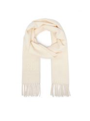 LAUREN RALPH LAUREN Szalik 454927208001 Kremowy. Białe rękawiczki Lauren Ralph Lauren, bez wzorów, z wełny. Za 689.99 zł.