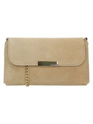 Wojas Skórzana torebka w kolorze beżowym - 21 x 11 x 2 cm rozmiar: onesize. Brązowe torby na ramię Wojas, bez wzorów, z materiału, na ramię, bez dodatków. Za 236.61 zł.