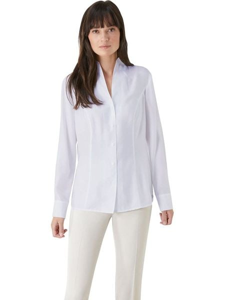 WITT WEIDEN Bluzka w kolorze białym rozmiar: 50. Białe bluzki WITT WEIDEN, bez wzorów, bez kołnierzyka, bez ramiączek. Za 95.46 zł.