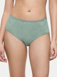 Triumph Figi klasyczne z wysokim stanem Amourette Charm 10216997 Zielony. Zielone figi Triumph, bez wzorów, z syntetyku. Za 109.99 zł.