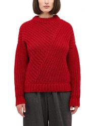 Mustang Sweter w kolorze czerwonym rozmiar: L. Czerwone swetry Mustang, l, bez wzorów, z wełny, bez ramiączek. Za 231.68 zł.