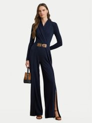 LAUREN RALPH LAUREN Kombinezon 200980218001 Granatowy Wide Leg. Niebieskie sukienki Lauren Ralph Lauren, bez wzorów, z syntetyku, bez kołnierzyka, bez ramiączek. Za 1,599.00 zł.