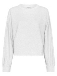 MOSS COPENHAGEN Bluza "Briena" w kolorze jasnoszarym rozmiar: XS/S. Szare bluzy Moss Copenhagen, s, bez wzorów, z bawełny, bez kaptura. Za 169.45 zł.