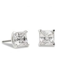 Swarovski Kolczyki Attract 5430365 Srebrny. Szare kolczyki SWAROVSKI, srebrne. Za 219.99 zł.