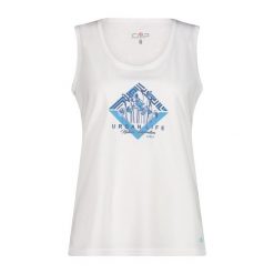 Damski tank top CMP. Białe topy CMP, xl, bez wzorów, bez kołnierzyka, bez ramiączek. Za 159.00 zł.