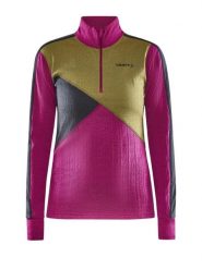 Craft ADV Nordic Wool HZ W – Damska bluza z wełny merino (half‑zip) – Roxo-Slate. Szare bluzy Craft, s, bez wzorów, z poliamidu, bez kaptura. Za 279.00 zł.