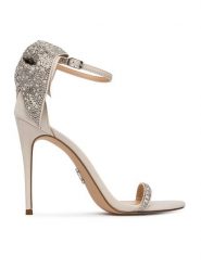 Steve Madden Sandały Bellarosa-P 11002931 Beżowy. Brązowe sandały Steve Madden, bez wzorów, z materiału, bez obcasa, na szpilce, bez zapięcia. Za 559.99 zł.