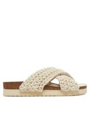 DeeZee Klapki MXCR-211 Écru. Klapki DeeZee, bez wzorów, z materiału, bez obcasa. Za 159.99 zł.