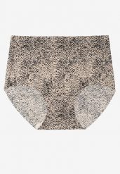 Czarno-Beżowe Bezszwowe Majtki Figi High Waist Dolevia. Czarne figi Renee, xl, bez wzorów. Za 9.99 zł.
