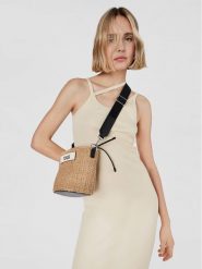 TOUS Torebka Saca Scoubidou 2001854651 Beżowy. Brązowe torebki klasyczne Tous, bez wzorów, z syntetyku, bez dodatków. Za 799.99 zł.