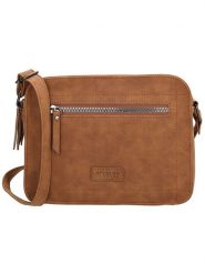 Beagles Torebka "Cabrera" w kolorze jasnobrązowym - 22 x 19 x 7 cm rozmiar: onesize. Brązowe torby na ramię Beagles, bez wzorów, z materiału, na ramię, bez dodatków. Za 76.95 zł.
