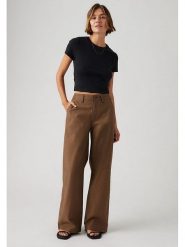 Levi's Spodnie - Comfort fit - w kolorze jasnobrązowym rozmiar: W25/L30. Brązowe spodnie materiałowe Levi's®, l, bez wzorów, z bawełny. Za 221.88 zł.