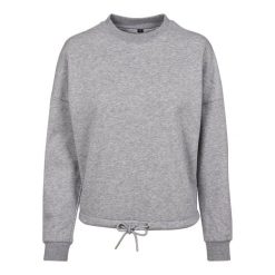 Damska Bluza Z Kapturem Z Okrągłym Dekoltem. Szare bluzy BUILD YOUR BRAND, xs, bez wzorów, z kapturem. Za 131.99 zł.