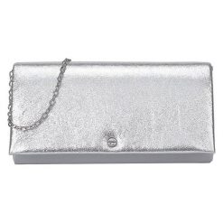 Tamaris Ornella Clutch Bag 3069191-941 Silver. Szare torebki klasyczne Tamaris, bez wzorów, bez dodatków. W wyprzedaży za 106.00 zł.