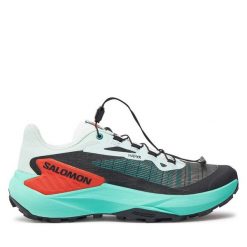 Buty do biegania Salomon. Zielone obuwie sportowe Salomon, bez zapięcia, do biegania. Za 429.99 zł.