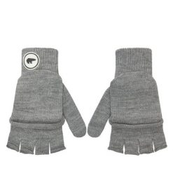 Rękawiczki Damskie Eisbär. Szare rękawiczki Eisbar, bez wzorów, z dzianiny. Za 329.99 zł.