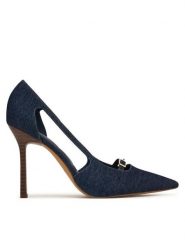 Aldo Szpilki Herbey 14403561 Granatowy. Niebieskie szpilki Aldo, bez wzorów, z materiału, bez obcasa, na szpilce, bez zapięcia. Za 339.99 zł.