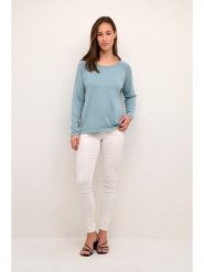 CULTURE Sweter w kolorze błękitnym rozmiar: XXL. Niebieskie swetry Culture, s, bez wzorów, z wiskozy, bez ramiączek. Za 92.45 zł.