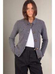 Perfect Cashmere Kaszmirowy kardigan "Friume" w kolorze antracytowym rozmiar: S. Czarne kardigany Perfect Cashmere, s, bez wzorów, z kaszmiru. Za 1,000.99 zł.