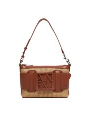 Armani Exchange Torebka XW000921 AF13673 U6164 Brązowy. Brązowe torebki klasyczne Armani Exchange, bez wzorów, ze skóry, bez dodatków. Za 379.99 zł.