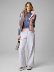 4F Spodnie dresowe z szerokimi nogawkami damskie - szare XL. Szare spodnie dresowe 4f, xl, bez wzorów, z dresówki, z podwyższonym stanem. Za 149.99 zł.