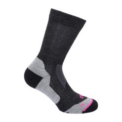 Skarpety merino damskie CMP Trekking Wool Sock. Czarne skarpety CMP, bez wzorów, z materiału. Za 110.50 zł.