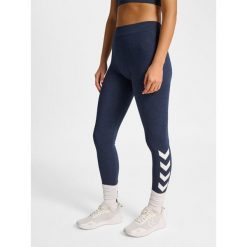 Damskie legginsy Hummel Pulse Logo MW. Niebieskie bielizna sportowa Hummel, bez wzorów. Za 149.00 zł.