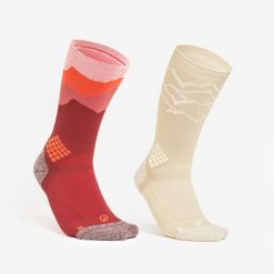 Skarpety turystyczne Quechua Hike 500 długie Limit. x 2 pary. Skarpety QUECHUA, bez wzorów, z elastanu. Za 79.98 zł.