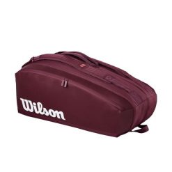 Torba na rakiety tenisowe Wilson Red-Series V1. Białe torby na ramię Wilson, bez wzorów, z materiału, eleganckie, na ramię, duże, bez dodatków. Za 560.85 zł.