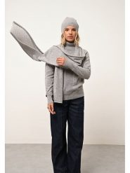 Just Cashmere Kaszmirowy szal "Spencer" w kolorze szarym - 200 x 30 cm rozmiar: onesize. Szare szaliki Just Cashmere, bez wzorów, z kaszmiru. Za 260.99 zł.