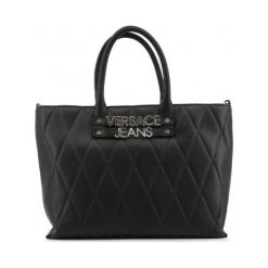 Versace Jeans Torebka Damska do Ręki E1VSBBL3_70712. Torby na ramię Versace Jeans, bez wzorów, z jeansu, do ręki, bez dodatków. Za 586.00 zł.