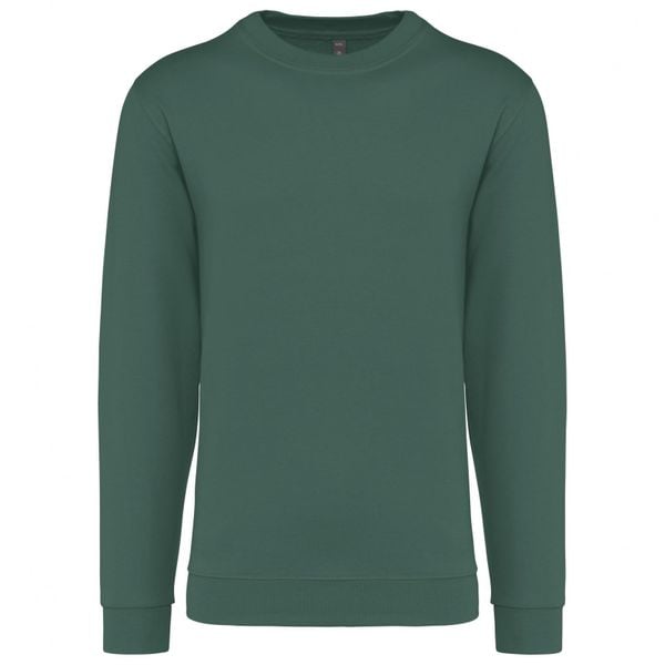 Bluza z okrągłym dekoltem Kariban. Zielone bluzy KARIBAN, xs, bez wzorów, z bawełny, bez kaptura. Za 123.50 zł.
