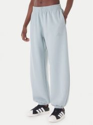 Adidas Spodnie dresowe Soft Lux KA7018 Zielony Loose Fit. Zielone spodnie dresowe Adidas, l, bez wzorów, z dresówki. Za 329.99 zł.