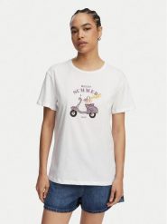 Liu Jo T-Shirt WA6502 JS923 Biały Regular Fit. Białe t-shirty Liu Jo, l, bez wzorów, z bawełny, bez kołnierzyka, bez ramiączek. Za 259.99 zł.