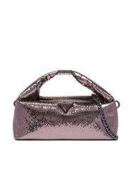Guess Torebka Jewels Mini HWKM22 48740 Srebrny. Szare torebki klasyczne Guess, z aplikacjami, ze skóry, bez dodatków. Za 544.99 zł.