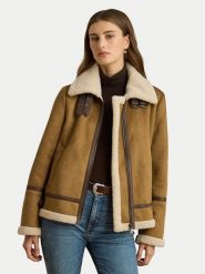 LAUREN RALPH LAUREN Kurtka z imitacji skóry 297P04122002 Brązowy Regular Fit. Brązowe kurtki Lauren Ralph Lauren, xl, bez wzorów, ze skóry, bez kaptura. Za 1,699.00 zł.