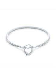 CHARM'S Srebrna bransoletka z elementem ozdobnym rozmiar: onesize. Szare bransoletki CHARM'S, z cyrkonią, srebrne. Za 262.29 zł.