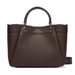 Torebka Armani Exchange. Brązowe torebki klasyczne Armani Exchange, bez wzorów, bez dodatków. Za 729.99 zł.