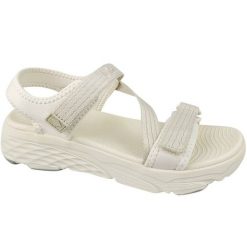 Sandały Lee Cooper LCW-24-03-2331LA beżowy. Brązowe sandały bez wzorów, z materiału, bez obcasa, bez zapięcia. Za 306.16 zł.
