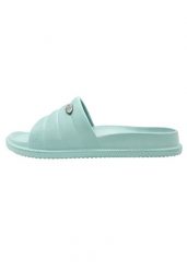 Damskie kapcie kąpielowe Beco Easywalk | Aqua/turkus. Niebieskie obuwie domowe BECO, bez wzorów, bez zapięcia. Za 201.99 zł.