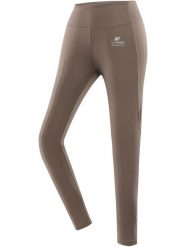 Alpine Pro Legginsy sportowe "Marda" w kolorze jasnobrązowym rozmiar: XL. Brązowe legginsy sportowe Alpine Pro, xl, bez wzorów, z materiału, outdoorowe. Za 118.84 zł.