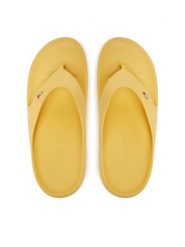 Tommy Hilfiger Japonki Comfort Beach Sandal FW0FW08522 Żółty. Żółte klapki TOMMY HILFIGER, bez wzorów, z tworzywa sztucznego, bez obcasa. Za 119.99 zł.