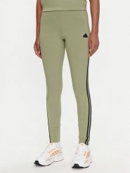 Adidas Legginsy Future Icons 3-Stripes IW5291 Zielony Slim Fit. Zielone legginsy Adidas, xs, bez wzorów, z bawełny. Za 99.99 zł.