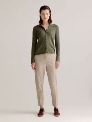 Josephine & Co Spodnie "Luisa" w kolorze beżowym rozmiar: 42. Brązowe spodnie materiałowe Josephine & Co, na co dzień, bez wzorów, z materiału. Za 239.99 zł.